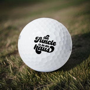 The Funcle Funny Simple Vintage Retro Golf Balls