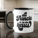 The Funcle Funny Simple Vintage Retro Mug<br><div class="desc">This simple and vintage design is composed of playful script typography.</div>