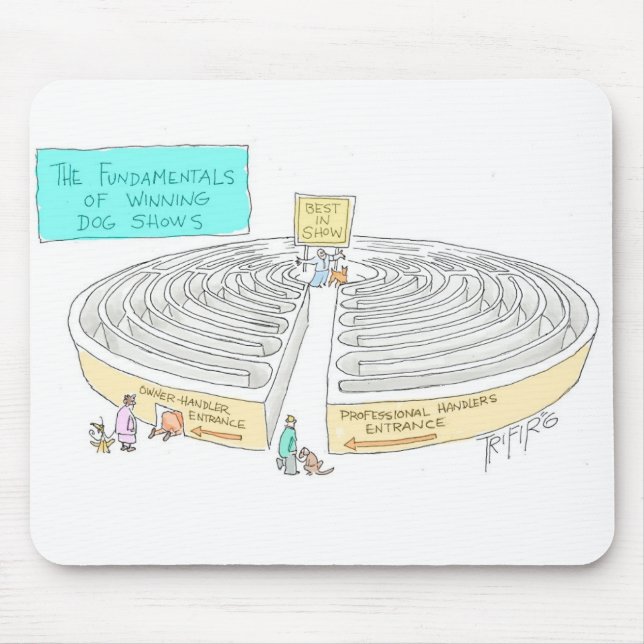 The FUNDAMENTALS of Dog Shows - MOUSEPAD (Front)