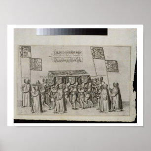 The funeral cortege of Sir Philip Sidney (1554-158 Poster