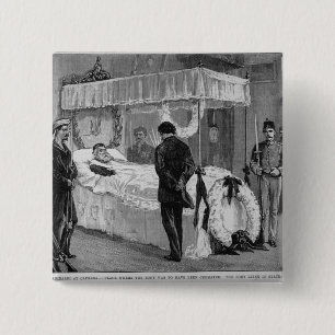The Funeral of Garibaldi at Caprera 2 Inch Square Button