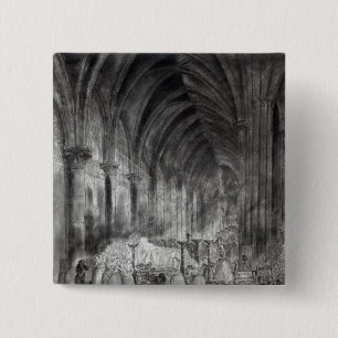 The Funeral of Jean Paul Marat 2 Inch Square Button