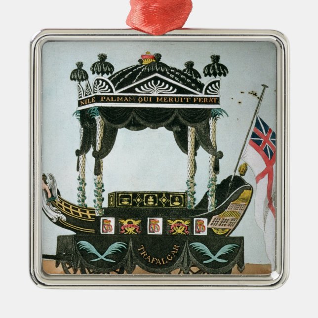 The Funeral of Lord Nelson  on 9th January 1806 Metal Ornament (Front)