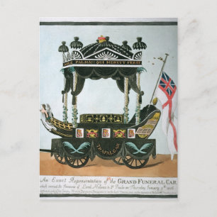 The Funeral of Lord Nelson on 9th January 1806 Postcard