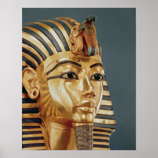 The funerary mask of Tutankhamun Poster (Front)