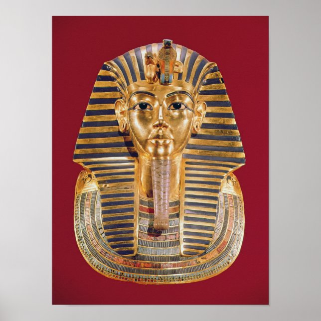 The funerary mask of Tutankhamun Poster (Front)