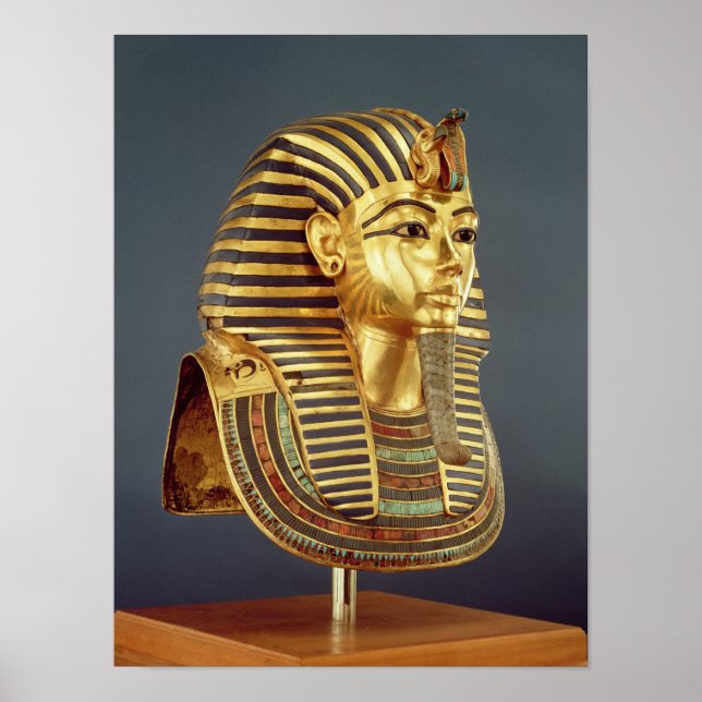 The funerary mask of Tutankhamun Poster (Front)