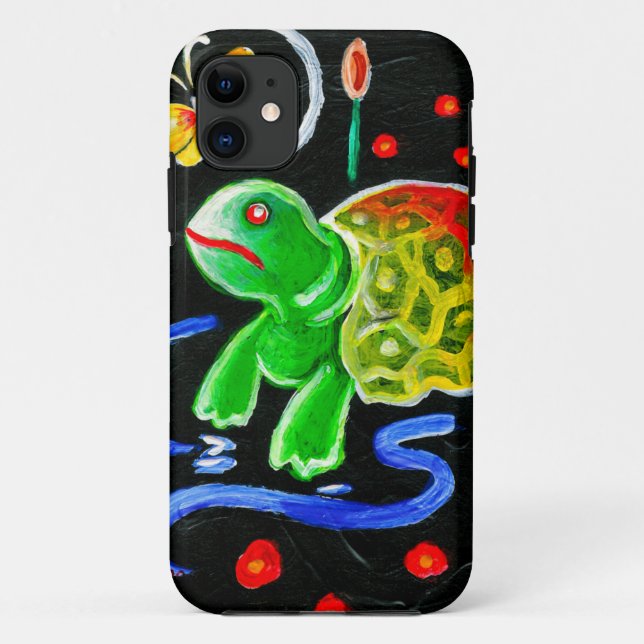 The Funky Turtle Case-Mate iPhone Case (Back)