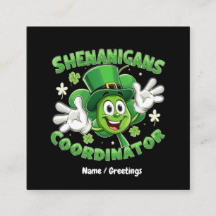  The Funny Shenanigans Coordinator  Square Business Card