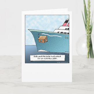 The Funny Side of Cruising greeting card-3 Card