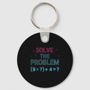 The Funny Solve Problem Math 67 Meme Keychain