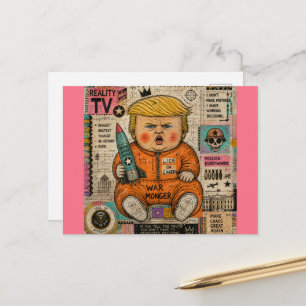 The Funny Toddler President Postcard
