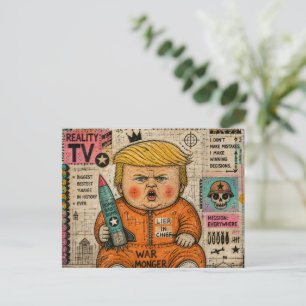 The Funny Toddler President Postcard