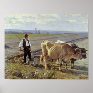 The Furrow, 1897 Poster