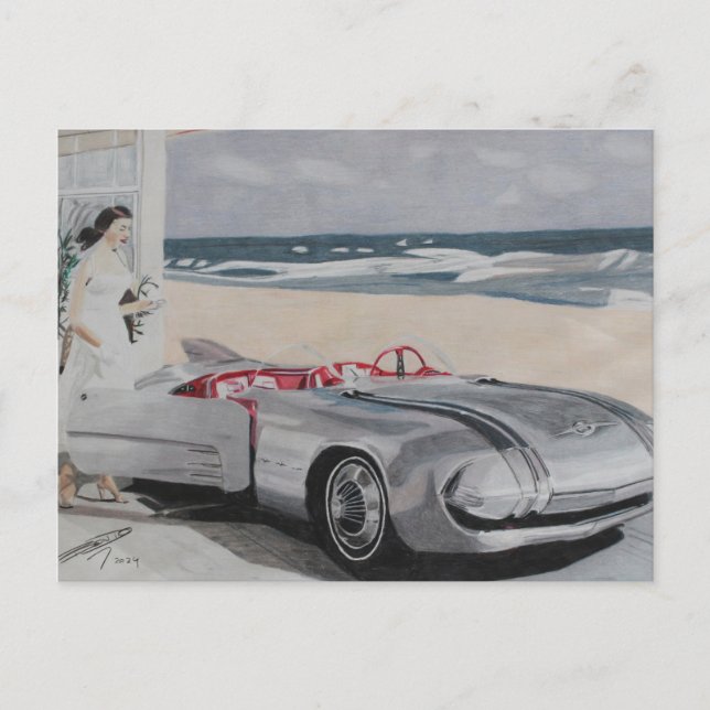 The Future as Seen from the Fifties Postcard (Front)