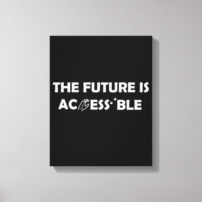 The Future Is Accessible ASL Sign Language Braille (Front)