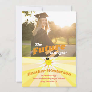 The Future is Bright Graduation Announcement
