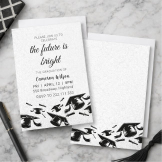 "The Future is Bright" Graduation Ceremony Invitation