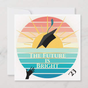 The Future is Bright Graduation Invitation