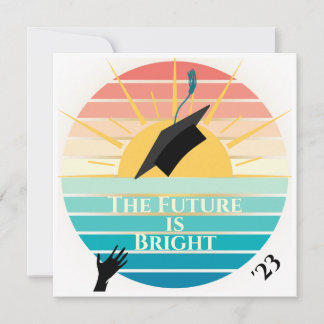 The Future is Bright Graduation Invitation