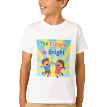 The Future Is Bright Kids T-Shirt
