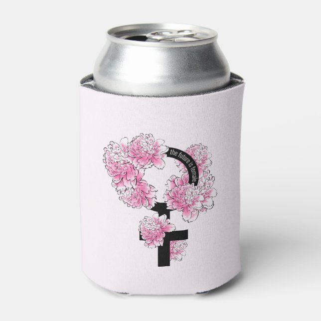 The Future is Female Can Cooler (Can Front)