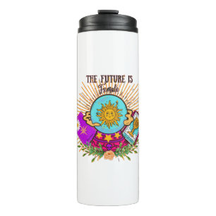 The Future is Female Crystal Ball Thermal Tumbler