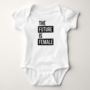 The Future Is Female Feminist Baby Romper