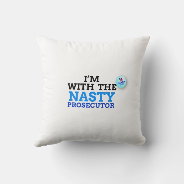 the future is female throw pillow (Back)