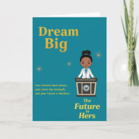 The Future is Hers Affirmation Card