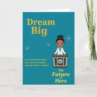 The Future is Hers Affirmation Card