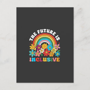 The Future Is Inclusive Pride Month LGBTQ  Holiday Postcard