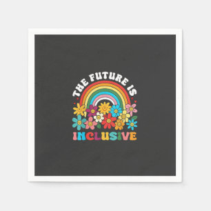 The Future Is Inclusive Pride Month LGBTQ  Napkin