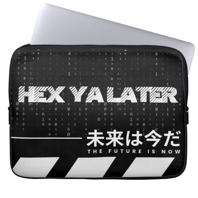 The Future is Now Laptop Sleeve (Front)