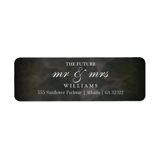 The Future Mr and Mrs Return Address (Front)