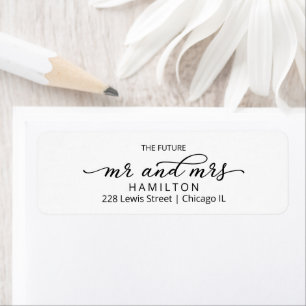 The Future Mr and Mrs Save The Date Return Address