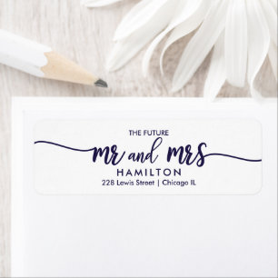 The Future Mr and Mrs Save The Date Return Address