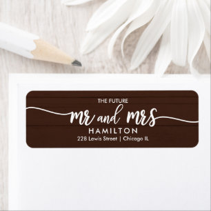 The Future Mr and Mrs Save The Date Return Address