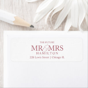 The Future Mr and Mrs Save The Date Return Address