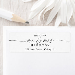 The Future Mr and Mrs Save The Date Return Address