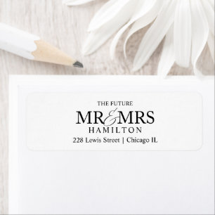 The Future Mr and Mrs Save The Date Return Address