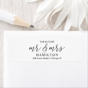 The Future Mr and Mrs Save The Date Return Address