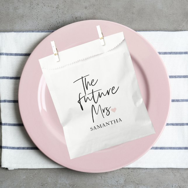 The Future Mrs and Your Name | Modern Beauty Gift Favour Bag (Creator Uploaded)