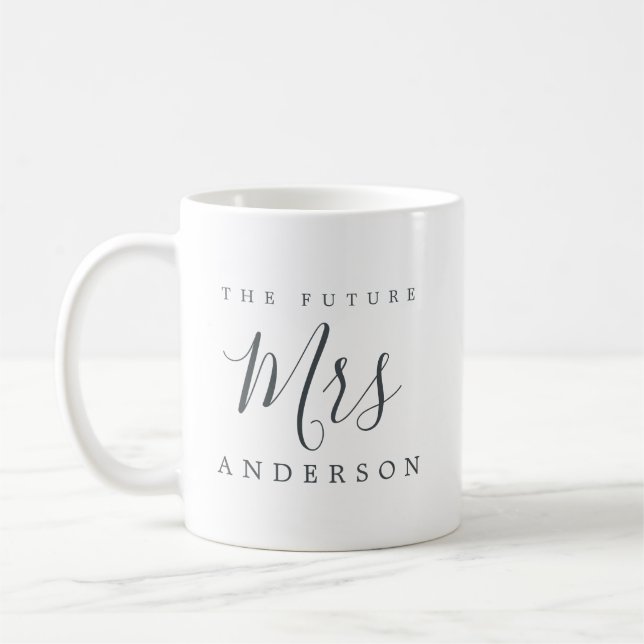 The Future Mrs Engagement Gift Coffee Mug (Left)