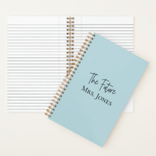 The Future Mrs. Personalized Planning Notebook