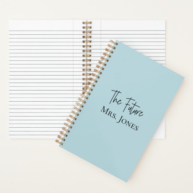 The Future Mrs. Personalized Planning Notebook (Inside)