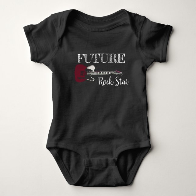 The Future of Rock and Roll Baby Bodysuit (Front)