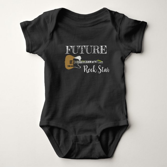 The Future of Rock and Roll Baby Bodysuit (Front)