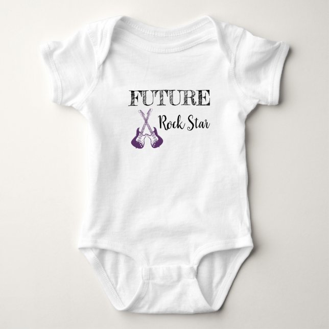 The Future of Rock and Roll Baby Bodysuit (Front)