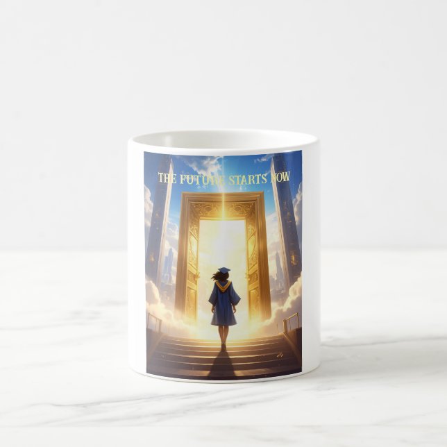 The Future Starts Now Graduation Mug (Center)